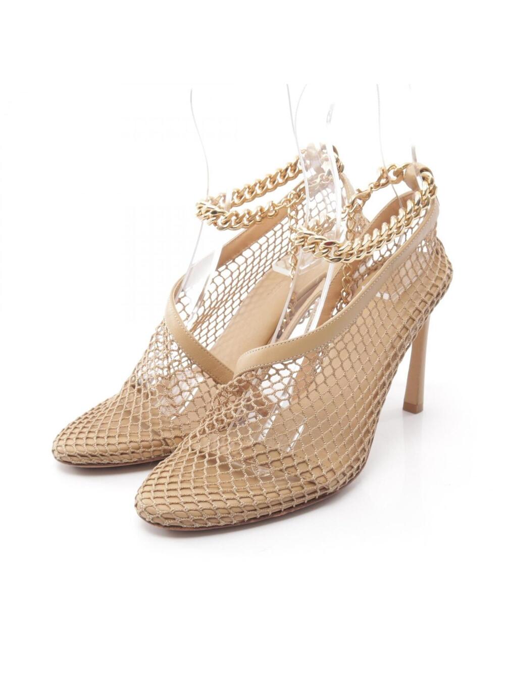 Bottega Veneta Chain Trim Mesh Pumps #373809B36B